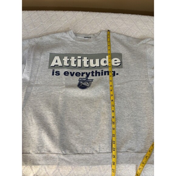 Vintage Penn State Attitude Is Everything Gray Sweatshirt Men’s  XL See Details - Picture 14 of 15